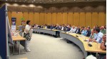 Andrea Pesch, ehrenamtliche Beauftragte für Menschen mit Behinderung des Kreis Heinsberg, moderierte das Netzwerktreffen der Lokalen Teilhabe-Kreise