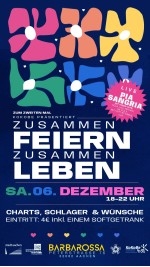 Inklusive Party der KoKoBe in Aachen Plakat